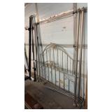 METAL QUEEN SIZE CANOPY BEDFRAME