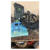 YOUTH LIFEJACKET, FIELD LINE CAMO BACKPACK & OTHER