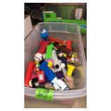 TRAY OF PEZ DISPENSERS