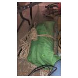 TENT IN GREEN BAG W/ ROPE