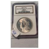 1883-O MORGAN SILVER DOLLAR MS64 GRADE
