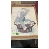 KIM MARIE 1986 FRAMED PRINT