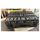 LIVE LAUGH LOVE DECORATIVE STORAGE CASE