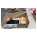 BX W/ ALABASTER TRINKET BOX, ROTARY SEWING MACHINE