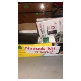 Wii GAME CONSOLE & GAMES W/ CONTROLLERS