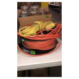 ORANGE & YELLOW EXTENSION CORDS