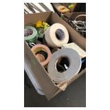 BX W/ DUCT TAPE, DRYWALL TAPE & WEATHER STRIP