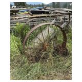 OFFSITE SALE, OLD IRON WHEEL WAGON, CAN BE VIEWED