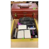MINI AM/FM RADIO, CASSETTES, VINTAGE SAMSONITE