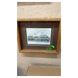 JE COYLE PENCIL SKETCH LAST CHANCE GULTCH, FRAMED