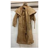 TAN CANVAS DUSTER SIZE MED