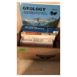 BX W/ GEOLOGY, ROCKS & MINERALS BOOKS