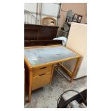 CHALKBOARD TOP OAK DESK