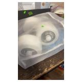 WATER WORK OUT WEIGHTS & BX  OF KITCHEN ITEMS,