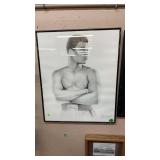 FRAMED MOHAMMAD ALLI SIGNED PRINT GARY SADERUP