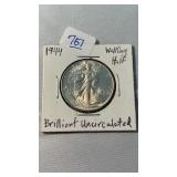 1944 WALKING LIBERTY SILVER HALF DOLLAR