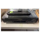 SONY BLUE-RAY PLAYER & SONY VHS PLAYER