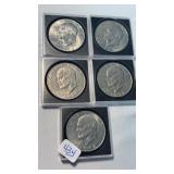 5 EISENHOWER DOLLARS
