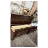 QUEEN SIZE BED FRAME W/ STORAGE DRAWERS