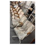 6 MATCHING SWIVEL CHAIRS