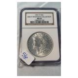 1901-O MORGAN SILVER DOLLAR MS63 GRADE