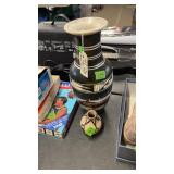 SIGNED DESERT STORM VASE & OTHER POTTERY VASE