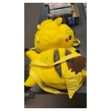 2 PLUSH PICACHOO BACKPACKS