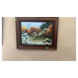 FRAMED WESTERN PRINT