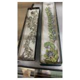 TRIFARI RHINESTONE & LEAF 3PC SET & VINTAGE