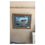 LARRY ZABEL 'SHADE FOR A FRIEND' FRAMED PRINT