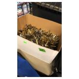 BX OF MISC RIFLE & PISTOL BRASS