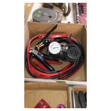 12 VOLT AIR COMPRESSOR & JUMPER CABLES