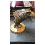 BIG SKY CARVERS EAGLE HEAD SCULPTURE