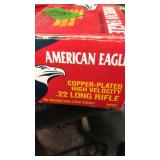 APPROX 350 RNDS AMERICAN EAGLE 22 LR