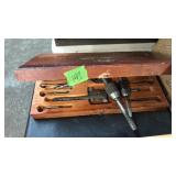 TAPS & DIES IN WOOD CASE