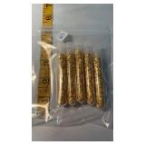 5 TUBES GOLD FOIL FLAKE