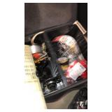 SOFT SIDE CASE W/ FISHING REELS & TACKLE