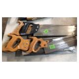 GROUP OF 5 SAWS