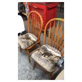 2 BENTWOOD OAK CHAIRS