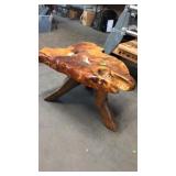 BURL WOOD TABLE