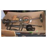 SHOULDER BRACE, HAND BRACES, WOOD MALET & MISC