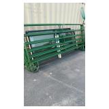 3 HW BRAND GREEN BERELLE STEEL PANELS EA 3X$