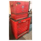 3PC SNAP ON STACKING TOOL CHEST W/OLDER N
