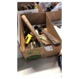 BX W/ HAMMERS & TAPE MEASURES