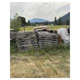 OFFSITE SALE, GROUP OF PALLETS AND MISC, CAN BE