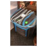 COLEMAN SOFT SIDED COOLER, BLACK/BLUE