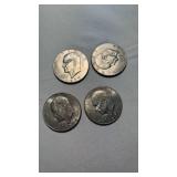 4 EISENHOWER DOLLARS
