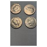 4 EISENHOWER DOLLARS