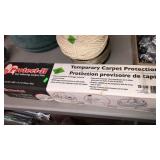 PARTIAL ROLL OF TEMP CARPET PROTECTOR