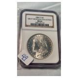 1884-O MORGAN SILVER DOLLAR MS64 GRADE